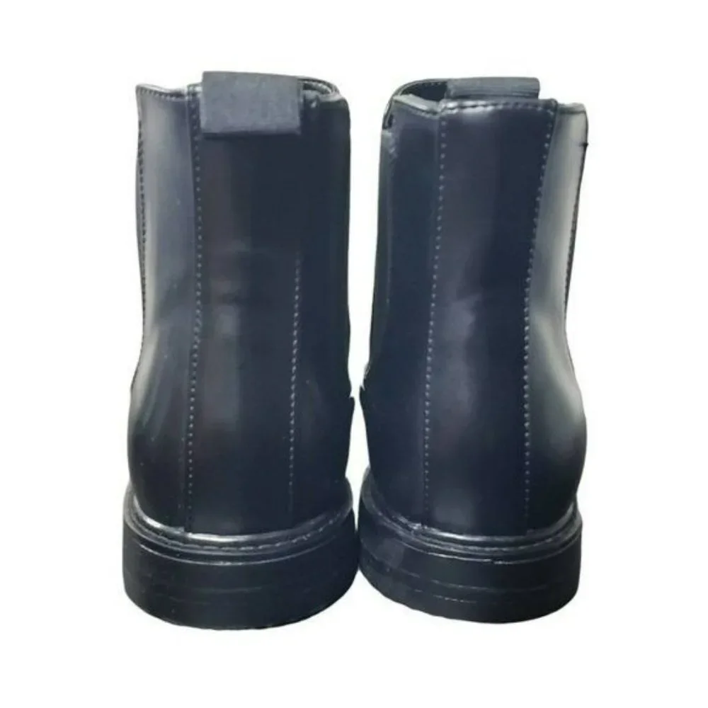 Unlisted by Kenneth Cole Mens Black Peyton Chelsea Slip On Ankle Boots Size 11 M - Picture 6 of 10
